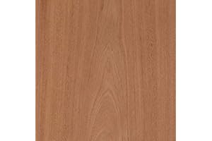 Edge Supply Ultra Flexible & Thin (0.4 MM) Mahogany Flat Cut 24" x 48" Peel and Stick Wood Veneer Sheet, A Grade Veneer Face, Easy Application with Self Adhesive Mahogany Veneer Sheets.