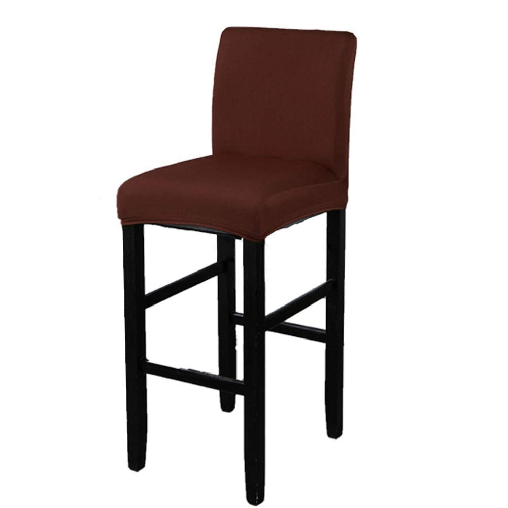 Almabner Chair Cover Slipcover Counter Stool Covers, Dining Room Kitchen Bar Stool Cafe Furniture Chair Seat Cover Stretch Protectors Chair Cover