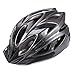 CCTRO Adult Cycling Bike Helmet, Eco-Friendly Adjustable Trinity Men Women Mountain Bicycle Road Bike Helmet Safety Protection (A Black)