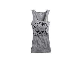 Harley Davidson Tank Top Skull Scoop Neck