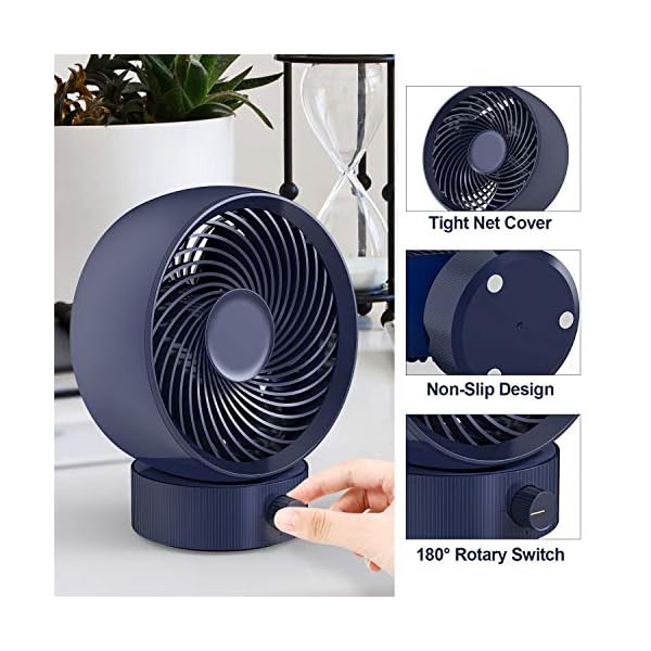 Gifort-Mini-USB-Fan-Portable-Cooling-Fan-Noiseless-Desk-Fan-with-180-Degree-Adjustable-Speed-USB-Desktop-Fan-5-Blades-for-Home-Office-Outdoor-Travel-USB-Powered Gifort Mini USB Fan Portable Cooling Fan, Noiseless Desk Fan with 180 Degree Adjustable Speed, USB Desktop Fan 5 Blades…