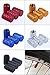 Golden Car Tire Valve Stems Cap Knurling Style Tire Valve Cap from Godeson, 4 Pcs/Set, Aluminum Tire Wheel Stem Air Valve Caps for 8V1 US Schrader Valve, Dustproof Caps