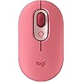 Logitech POP Mouse, Wireless Mouse with Customizable Emojis, SilentTouch Technology, Precision/Speed Scroll, Compact Design,