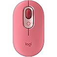 Logitech POP Mouse, Wireless Mouse with Customizable Emojis, SilentTouch Technology, Precision/Speed Scroll, Compact Design, 