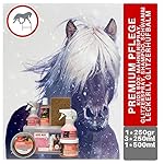 EMMA® Cavalli - Box di Pulizia Riempito I Set di Pulizia 6 Pezzi I Shampoo Cavallo, Spray criniera I Grasso Scintillante…