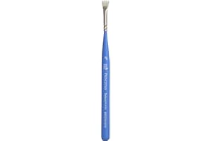 Princeton Artist Brush Select Synthetic Petite Bristle Fan Brush, Size 20/0, Off-White