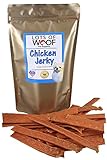 Dog Treats by Lots Of Woof, Dog Jerky Treats, All Natural Dog Treats, Chicken Jerky Dog Treats,Dog Treats Made In the USA Only, Grain Free Treats, Training Treats, Organic 7 Inch Strips 10 oz Pouch