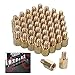 HanTof Replacement PC Mounting #6-32(Inner) to M3(Outer) Brass Jack Screw Standoff,Motherboard Standoffs,ATX Case Standoffs,ATX Standoff for ATX Computer Case - 50 Pack