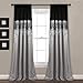 Lush D&eacute;cor Night Sky Panel for Living, Bedroom, Dining Room (Single Curtain), 84" x 42", Silver and Black primary