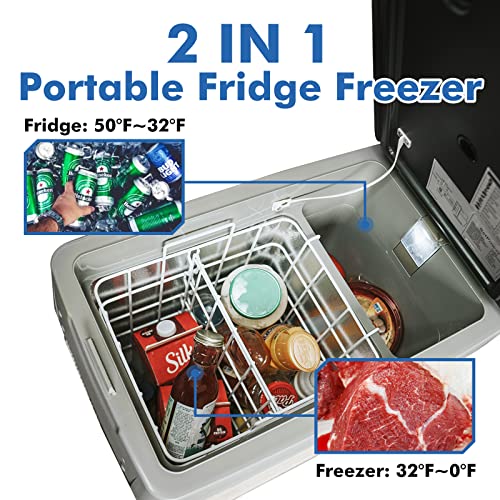 SetPower AJ50 Portable Refrigerator, Portable Freezer, Electric Cooler