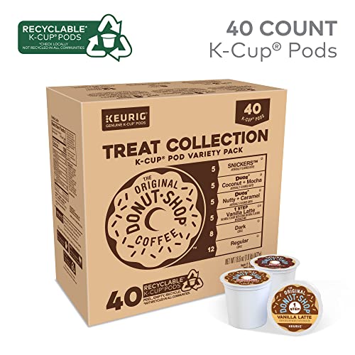 Keurig The Original Donut Shop Coffee Variety Pack, Single Serve KCup
