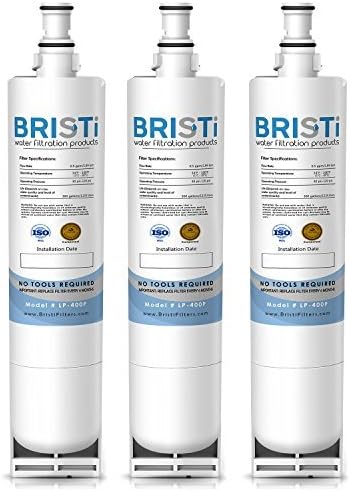 Amazon Com Bristi 9085 And 46 9010 Water Filter Replacement Compatible Filter For Kenmore 9085 9010 And Whirlpool 4396508 4396510 Nlc240v Everydrop Filter 5 Certified 3 Pack Kitchen Dining