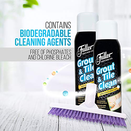 Fuller Brush Grout & Tile Cleaner Set Heavy Duty Solution For