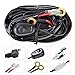 Kawell Universal 2 Lead Off Road ATV Jeep LED Light Bar Wiring Harness Kit - 40 Amp Relay ON/Off Switch (12V 40A Waterproof)