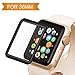 Bestfy Apple Watch Screen Protector 38mm Tempered Glass Screen Protector for Apple Watch 38mm (Series 3/2/1, Black)