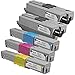 Laser Tek Services Compatible Okidata C310 44469801 44469703 44469702 44469701 Toner Cartridge Replacement for Okidata C310dn C330dn Printers (Black, Cyan, Magenta, Yellow, 5 Pack)