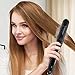 Steam Straighteners for Hair, DORISILK Professional Salon Ceramic Tourmaline Vapor Steam Flat Iron Hair Straightener, Dual Voltage 2 in 1 Straightening Curling, LED Display with Adjustable Temp.thumb 2