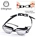 O'Brighton Swimming Goggle With Earplug + Swimming Cap Waterproof + Convenient Store UV Protection Swimming Equipment Comfortable for Adult Men Women Black