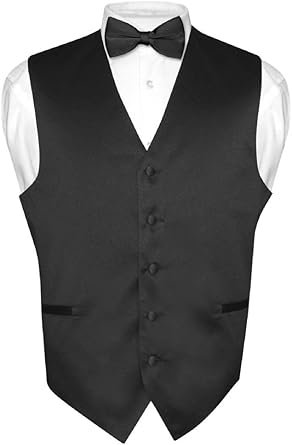Black dress vest Clearance