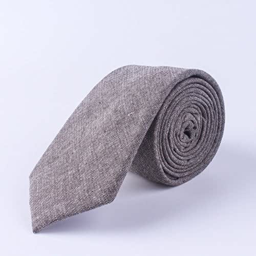 Brown Ties Brown Cotton Neckties Mens Ties Brown Skinny