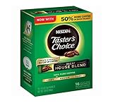 Nescafe Taster's Choice Decaf Instant Coffee, Single Serve Sticks (Pack of 8)