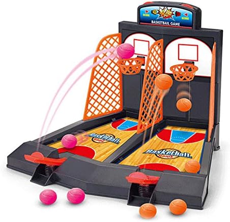 Sun4U Arcade Ball Mini Shoot &amp; Score Game - 2 Players TableTop Basketball Game Machine Toys