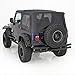 Smittybilt RB01-B Black Rear Tube Bumper for Jeep YJ/TJ/LJ, (Box 1 of 2)