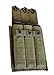 Ultimate Arms Gear Tactical Militaria U.S. Army Military GI USGI WW2 WWII Reproduction OD Green Canvas Triple Cell 3 Pocket 30 Round 30rd Mag Magazine Pistol Belt Thompson Pouch Holder