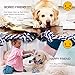 4LegsFriend Rope Toys for Large Dogs & Puppies 4-Pack – Natural Cotton Rubber Tug-of-War Toy Set – Tough Dog Toys for Aggressive Chewers Improve Dental Hygiene – Machine-Washable Dog Rope Toy Ropes