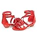 DREAM PAIRS Girl's SweetHeart-22 Rhinestone Embellishment Strap Closure Low Heel Pumps Sandals Shoes