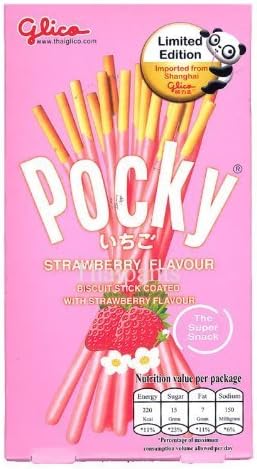 Pocky Fried Glico Biscuit Stick Candy - Strawberry