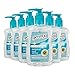 Germ-X Hand Sanitizer, Original, Pump Bottle, 8 Fl Oz (Pack of 6)