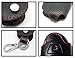 iJDMTOY Genuine Leather Remote Smart Key Fob Case Holder Cover For Mercedes-Benz C E S CLA CLS ML GL GLK CLK SLK Class, etc