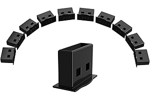 WXZRLIU 10-Pack Black USB Type-A Dust Plugs-USB Port Protector Covers for USB A Female Ports,Dustproof Cap Protectors for USB Ports,Computer,Laptop,TV,Router,All USB A Devices