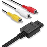 N64 AV Cable, Audio Video AV Cable Cord for Nintendo 64 N64, Gamecube GC,Super Nintendo SNES, 2.5M/8.2FT