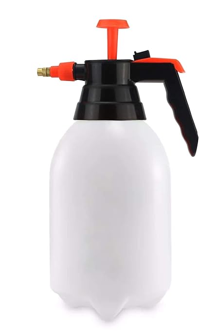 Masand Manual Sprayer/Garden Sprayer/Water Sprayer 2 Liter Bottle (White and Orange)