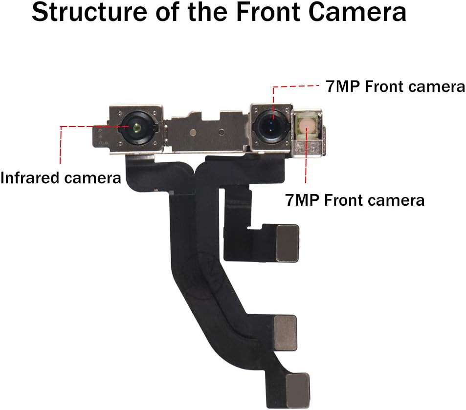 ALAMSCN Front Camera Flex Cable Replacement for iPhone X with Proximity ...