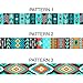 CollarDirect Martingale Dog Collar Nylon Safety Training Tribal Pattern Adjustable Heavy Duty Collars for Dogs Medium Large (Pattern 2, M, Neck Size 12″-17″)thumb 1