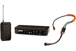 Shure BLX14/SM31 UHF Wireless Microphone System - Perfect for Fitness, Aerobics - 14-Hour Battery Life, 100m Range | Includes