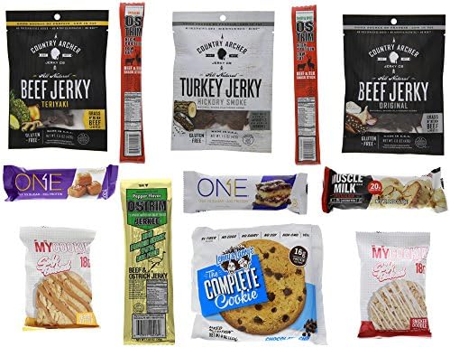 ZogoSportz #1 Ultimate Customer Care Package, Healthy Mixed Protein Snacks Variety 1 (Care Package 12 Count)