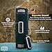 SCOSCHE BoomBottle+ Rugged Waterproof Portable Wireless Bluetooth 4.0 Speaker - Dual 360-Degree 12 Watt 50mm Speakers with Subwoofer and Indoor/Outdoor EQ Functions - Tech Sport Gray (BTBPTSGY)