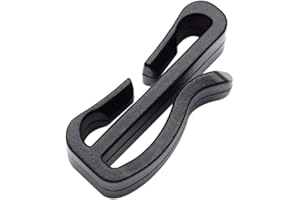 KEEJEA 12pcs Webbing Ending Clip Adjust Keeper Buckle Connect Quick Slip Keeper for Molle Webbing Tactical Backpack Belt