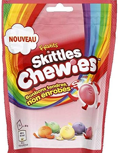 Skittles - Bag Skittles Chewies - Sachet Skittles Chewies - The 3 Sachets 152G - Price Per Unit - Fast Delivery