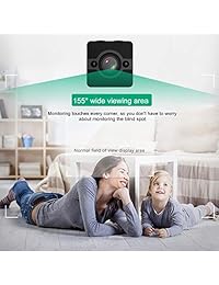 hongshengfz Mini 1080P HD Deportes Cam cámara oculta impermeable 98.4 foot grabadora de DV visión nocturna detección de movimiento niñera Cam DVR grabador de vídeo