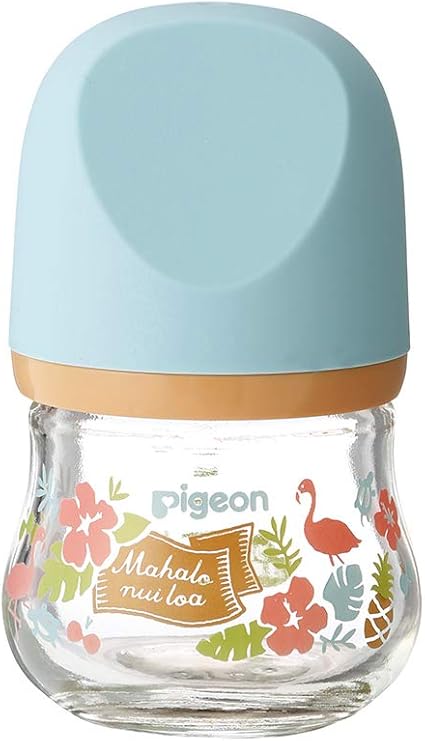 Amazon 耐熱ガラス製 80ml ピジョン 母乳実感 哺乳びん My Precious ハワイ 0か月 哺乳びん本体 ベビー マタニティ 通販