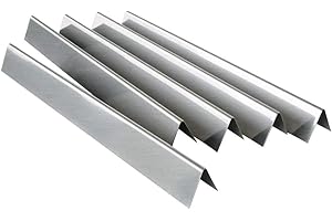 LS'BABQ Stainless Steel 22.5 Inch Flavorizer Bars for Weber 7537, Genesis Silver B and C, Spirit 700, Gold B and C, and Weber 900, 18 GA, 22.5“ x 2.3" x2.3“