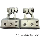 2pcs Battery Terminal 2x4ga+2x8ga Positive Negative Auto Car Audio Modification