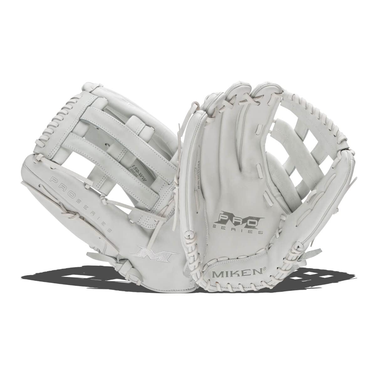Miken | PRO Series Slowpitch Softball Glove 15 Inch | White | LHT Image
