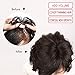 Igennki 100% Real Human Natural and Breathable Women Hair Piece Hair Topper for Hot Season BHA48(BLBR)