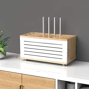 Caja de AdministracióN de Cables Montada en La Pared, Con Tapa de